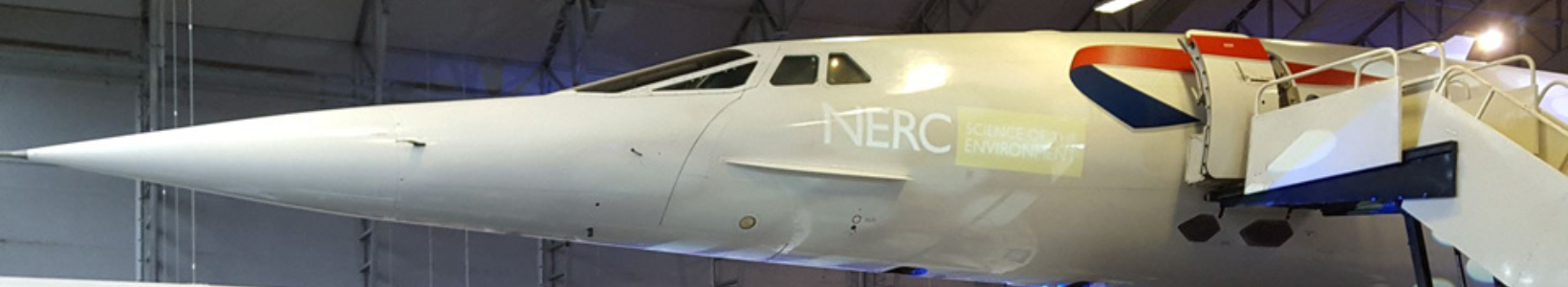 External view of the Concorde Cockpit at the Concorde Conference Centre